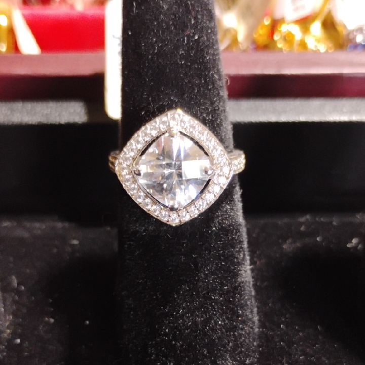 Jtv Bella Luce Sterling Silver Ring Nwt